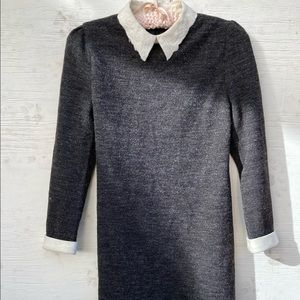 60s Lace Collar Mini Dress